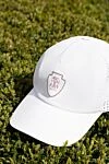 White Stretch Nylon Baseball Cap with Logo Brunello Cucinelli - logo. 85% nylon, 15% elastane. Country of manufacture: Italy. Care: specialized cleaning - photo 6