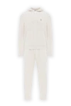 Brunello Cucinelli Спортивный костюм из хлопка белый с капюшоном - капюшон. 100% хлопок. молния. Страна производитель: Италия. Уход: специализированная чистка - фото 1