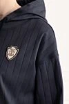 Brunello Cucinelli Синій костюм зі спідницею з бавовни жіночий - логотип бренду. капюшон. 100% бавовна. Країна виробник: Італія. Догляд: спеціалізоване чищення - фото 5