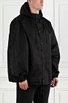 Balenciaga Легкая нейлоновая куртка с капюшоном и логотипом - логотип бренда. капюшон. 100% полиамид. кнопки, кулиска. два боковых кармана. Страна производитель: Италия. Уход: специализированная чистка - фото 3