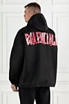 Легкая нейлоновая куртка с капюшоном и логотипом Balenciaga - логотип бренда. капюшон. 100% полиамид. кнопки, кулиска. два боковых кармана. Страна производитель: Италия. Уход: специализированная чистка - фото 4