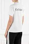 Knife Pump Women's White Cotton T-Shirt Balenciaga - print. 100% cotton. Country of manufacture: Italy. Care: specialized cleaning - photo 4