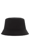 Panama Re-Nylon with logo black men Prada - triangular brand logo. 100% polyamide. Country of manufacture: Italy. Care: specialized cleaning - photo 4