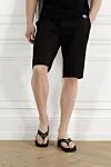 Сандалі Black Eva чорні чоловічі з логотипом Prada - трикутний логотип. 100% ацетат. гумова підошва. Устілка: шкіряна устілка.. Країна виробник: Італія. Догляд: спеціалізоване чищення - фото 2