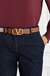 Ремінь Valentino - Країна виробник: Італія. Догляд: спеціалізоване чищення - фото 2