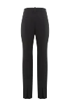Black Skinny Pants With Monil Chain Women's Brunello Cucinelli - Monil chain, tucks. 75% wool, 23% polyamide, 1% elastane. Fastener: zipper. two side pockets, two back pockets. Country of manufacture: Italy. Care: specialized cleaning - photo 6