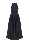 Brunello Cucinelli Джинсова сукня максі без рукавів синя - 100% бавовна. блискавка. Країна виробник: Італія. Догляд: спеціалізоване чищення - фото 1