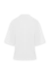 White Women's Cotton T-Shirt with Monile Chain Brunello Cucinelli - Monil chain. 100% cotton. Country of manufacture: Italy. Care: specialized cleaning - photo 6