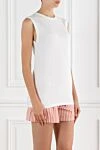 Brunello Cucinelli Cotton Bodycon Top with Monile Chain - monili chain. 93% cotton, 7% elastane. Country of manufacture: Italy. Care: specialized cleaning - photo 3