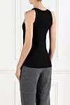 Top made of elastic cotton ribbed jersey Brunello Cucinelli - 94% cotton, 6% elastane. Country of manufacture: Italy. Care: specialized cleaning - photo 4