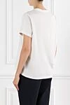 Cotton T-shirt with Dream out loud print beige women's Brunello Cucinelli - Dream out loud print. 100% cotton. Country of manufacture: Italy. Care: specialized cleaning - photo 4
