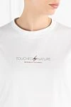 Classic Women's Cotton T-Shirt with Logo Brunello Cucinelli - brand logo. 100% cotton. Country of manufacture: Italy. Care: specialized cleaning - photo 4