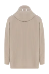 Brunello Cucinelli Чоловіча куртка-ветровка з капюшоном бежева - 70% полієстер, 30% поліамід. капюшон. дві бічні кишені. блискавка, кнопки. Країна виробник: Італія. Догляд: спеціалізоване чищення - фото 5