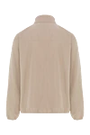 Brunello Cucinelli Куртка короткая мужская с воротником стойкой бежевая - 70% полиэстер, 30% полиамид. два боковых кармана. молния. Страна производитель: Италия. Уход: специализированная чистка - фото 5