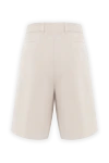 Brunello Cucinelli Men's Beige Cotton Bermuda Shorts - 100% cotton. button, zipper. two side, two back. Country of manufacture: Italy. Care: specialized cleaning - photo 5