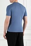 Blue Cotton Jersey T-Shirt with Dream Out Print Brunello Cucinelli - Dream Out print. 100% cotton. Country of manufacture: Italy. Care: specialized cleaning - photo 4