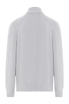 Men's knitted cardigan gray with zipper made of cotton Brunello Cucinelli - 100% cotton. Fastener: zipper. Country of manufacture: Italy. Care: specialized cleaning - photo 6