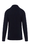 Navy Blue Ribbed Cotton Button Down Cardigan Brunello Cucinelli - ribbed. 100% cotton. Fastener: buttons. Country of manufacture: Italy. Care: specialized cleaning - photo 6