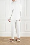 White cotton tracksuit with zip Brunello Cucinelli - 93% cotton, 7% polyamide. zipper. two side pockets. Country of manufacture: Italy. Care: specialized cleaning - photo 4
