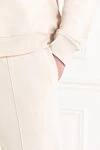 Brunello Cucinelli Бежевий спортивний костюм з бавовни з капюшоном. - капюшон. 93% бавовна, 7% поліамід. блискавка, куліска. дві бічні кишені. Країна виробник: Італія. Догляд: спеціалізоване чищення - фото 5