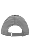 Elastic nylon baseball cap with logo gray Brunello Cucinelli - brand logo. 100% polyamide. Country of manufacture: Italy. Care: specialized cleaning - photo 4