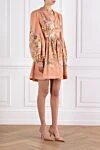 Tallow Plunge Floral Print Mini Dress Zimmermann - floral print. 100% linen. Fastener: buttons, hidden zipper. Country of manufacture: Italy. Care: specialized cleaning - photo 2