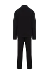 Brunello Cucinelli Men's black knitted suit with zipper and joggers - 93% cotton, 7% polyamide. zipper. two side pockets. Country of manufacture: Italy. Care: specialized cleaning - photo 7