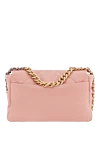 Chanel Рожева стьобана сумка з овчини Chanel 19 Flap на ланцюжку - фурнітура зі зістареного золота та рутенію. 100% натуральна шкіра. Довжина ременя: шкіряний плетений плечовий ремінь із ланцюжка зі шкіряним захистом. внутрішні кишені на блискавці та накладні кишені. клапан із магнітною застібкою. Країна виробник: Італія. Догляд: спеціалізоване чищення - фото 3