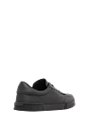 Portofino Yacht Sneakers in Crinkled Calfskin Grey Dolce & Gabbana - heel with logo. 75% calfskin 25% lambskin. leather sole. lace-up. Insole: calfskin with branded label. Country of manufacture: Italy. Care: specialized cleaning - photo 4
