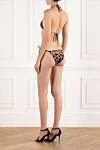 Leopard Print Triangle Bikini Brown Dolce & Gabbana - leopard print. 72% polyamide, 28% elastane. ties. Country of manufacture: Italy. Care: specialized cleaning - photo 4