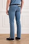 Bard Light Blue 5 Pocket Jeans with Logo Patch Jacob Cohen - abrasions. 82% cotton, 11% lyocell, 7% elastane. zipper. five pockets. Country of manufacture: Italy. Care: specialized cleaning - photo 4