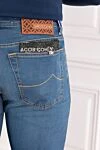 Jacob Cohen Men's Blue Wash Five Pocket Jeans - brand logo. . 82% cotton, 11% lyocell, 7% elastane. button, zipper. five pockets. Country of manufacture: Italy. Care: specialized cleaning - photo 5