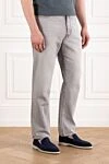 Jacob Cohen Grey Men's Cotton Lyocell Distressed Jeans - brand logo. . 82% cotton, 18% lyocell. button, zipper. two side pockets, two back pockets. Country of manufacture: Italy. Care: specialized cleaning - photo 3