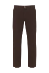Jacob Cohen Men's Brown Stretch Cotton Chinos - brand logo. 97% cotton 3% elastane. button, zipper. Pockets, two side pockets, two back pockets. Country of manufacture: Italy. Care: specialized cleaning - photo 1
