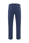 Jacob Cohen Blue stretch cotton chinos for men - brand logo. 97% cotton 3% elastane. button, zipper. Pockets, two side pockets, two back pockets. Country of manufacture: Italy. Care: specialized cleaning - photo 5