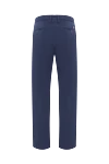 Men's blue stretch cotton lyocell trousers Jacob Cohen - brand logo. 55% cotton, 42% lyocell, 3% elastane. button, zipper. Pockets, two side pockets, two back pockets. Country of manufacture: Italy. Care: specialized cleaning - photo 6