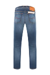 Men's distressed blue tapered jeans made of elastic cotton Jacob Cohen - brand logo. . 92% cotton, 8% elastane. button, zipper. five pockets. Country of manufacture: Italy. Care: specialized cleaning - photo 6