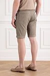 Classic cut Bermuda shorts with striped effect Jacob Cohen - striped effect. 69% cotton, 32% linen, 9% elastane. zipper, button. five pockets. Country of manufacture: Italy. Care: specialized cleaning - photo 4