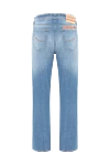 Men's blue straight cotton jeans Jacob Cohen - brand logo. . 92% cotton, 8% elastane. button, zipper. five pockets. Country of manufacture: Italy. Care: specialized cleaning - photo 6