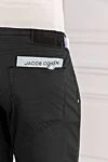 Jacob Cohen Black stretch cotton chinos for men - brand logo. 97% cotton 3% elastane. button, zipper. Pockets, two side pockets, two back pockets. Country of manufacture: Italy. Care: specialized cleaning - photo 5