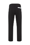 Black stretch cotton chinos for men Jacob Cohen - brand logo. 97% cotton 3% elastane. button, zipper. Pockets, two side pockets, two back pockets. Country of manufacture: Italy. Care: specialized cleaning - photo 6