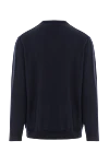 Corneliani Класичний джемпер прямого крою із вовни синього кольору. - 100% шерсть. Колір: синій. Країна виробник: Італія. Догляд: спеціалізоване чищення - фото 7