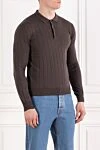 Corneliani Polo long sleeve - Country of manufacture: Italy. Care: specialized cleaning - photo 3