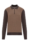 Corneliani Polo long sleeve - Country of manufacture: Italy. Care: specialized cleaning - photo 1