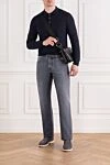 Corneliani Поло длинный рукав - Страна производитель: Италия. Уход: специализированная чистка - фото 1
