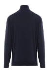 Wool golf with textured pattern blue Corneliani - textured pattern. 100% wool. Color: blue. Country of manufacture: Italy. Care: specialized cleaning - photo 6