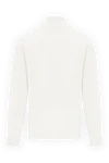 Corneliani Джемпер мужской белый с воротником стойкой из шерсти - 100% шерсть. Страна производитель: Италия. Уход: специализированная чистка - фото 1