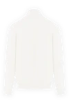 Джемпер мужской белый с воротником стойкой из шерсти Corneliani - 100% шерсть. Страна производитель: Италия. Уход: специализированная чистка - фото 6