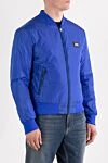 Dolce & Gabbana Men's Nylon Jacket With Blue Signature Plate - branded plate. 100% polyamide. Fastener: zipper. two side pockets. Country of manufacture: Italy. Care: specialized cleaning - photo 3