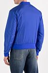 Men's Nylon Jacket With Blue Signature Plate Dolce & Gabbana - branded plate. 100% polyamide. Fastener: zipper. two side pockets. Country of manufacture: Italy. Care: specialized cleaning - photo 4